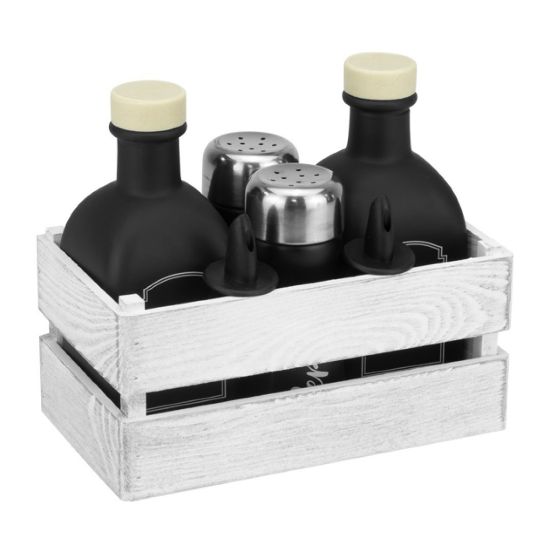 Снимка на Оливерник в бяла дървена касетка 5 части Old Fashioned HORECANO