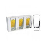 Снимка на Чаши за дълги напитки 290 мл 3 бр. Carre PASABAHCE