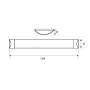 Снимка на LED осветително тяло Flat 36 W 120 см 6400 K VIVALUX