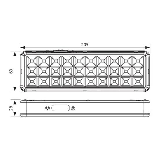 Снимка на Аварийно LED осветително тяло Racer 3 W VIVALUX