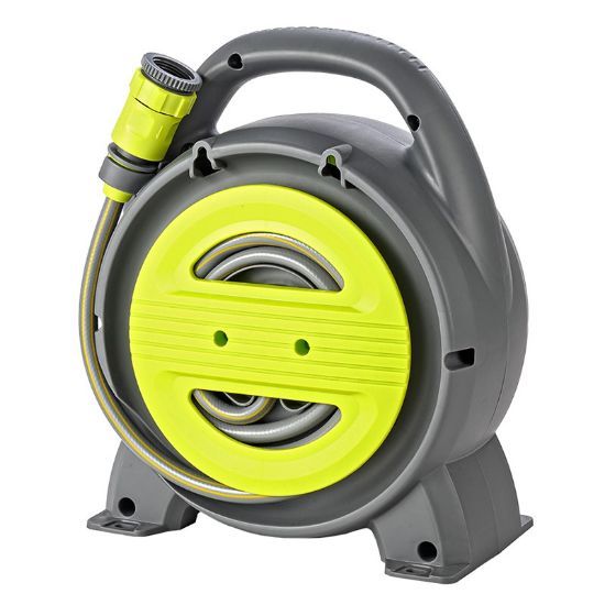 Снимка на Макара за маркуч с бързо навиване 10 м + 1.5 м и конектори HERLY