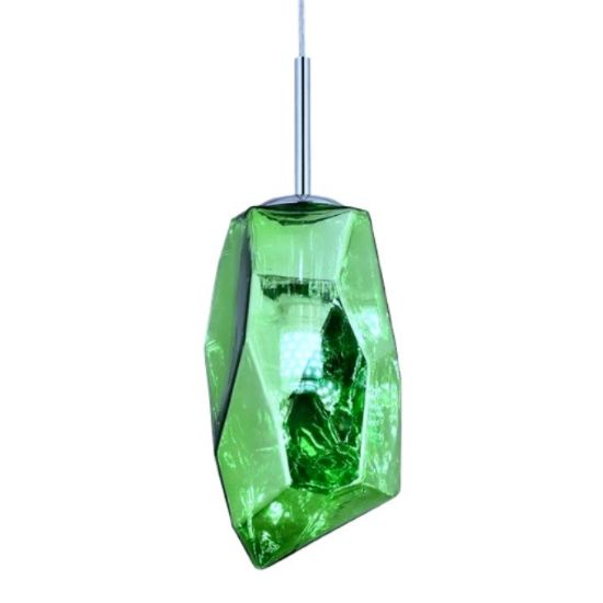 Снимка на Oсветително тяло абажур 1xE27 Зелен диамант GAUSS