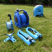 Снимка на Макара с маркуч и пистолет за поливане за стена AQUACRAFT