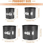 Снимка на Комплект форми за панетоне с падащо дъно 4 бр.