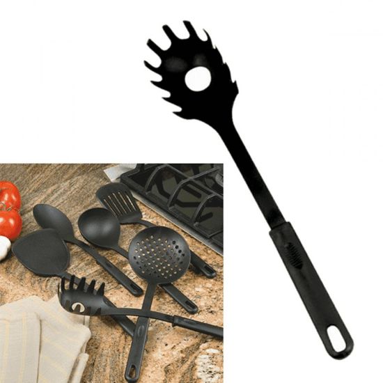 Снимка на Лъжица за спагети черна