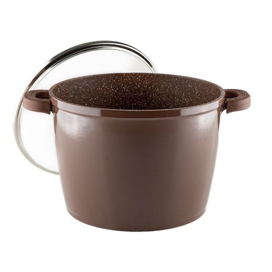 Снимка на Дълбока тенджера 24x17.5 см 6.5 л шоколад Mia MUHLER