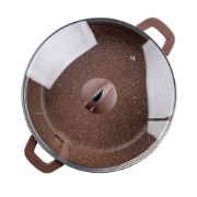 Снимка на Плитка тенджера 32x7.5 см 4.3 л шоколад Mia MUHLER