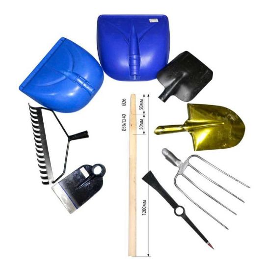 Снимка на Универсална дървена дръжка 8в1за метла с отвор Ф26мм 120см