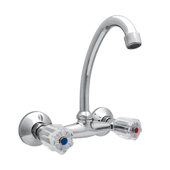 Снимка на Кухненски стенен смесител за мивка Mesina FORMA VITA