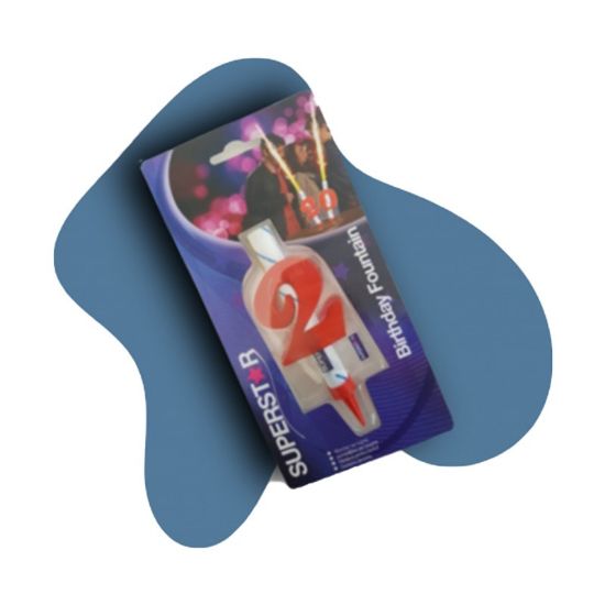 Снимка на Фонтан за торта 2 12см сребро Е102 ENIGMA