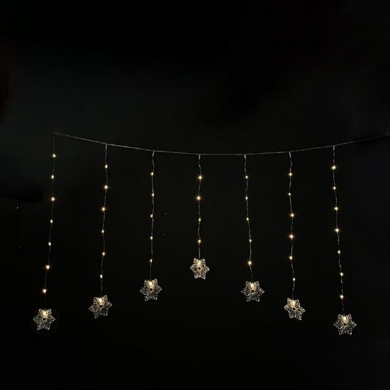 Снимка на LED светеща завеса снежинки 0.76 W 47 LED LIGHTEX