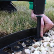 Снимка на Ограничителна лента - бордюр Easy Border 40 мм х 10 м графит BRADAS