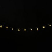 Снимка на LED светещ гирлянд снежинка, звезда, елхичка 1.65 м LIGHTEX