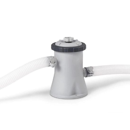 Снимка на Басейн с метална рамка 366x76 см с помпа и филтър INTEX