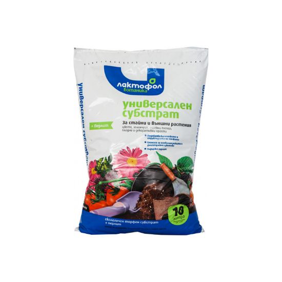 Снимка на Универсален eкологичен субстрат 10 л ЛАКТОФОЛ БОТАНИКА