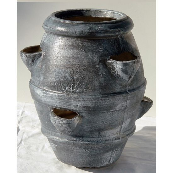 Снимка на Кашпа 36х36х40 см кафяво-медна Петрашилник